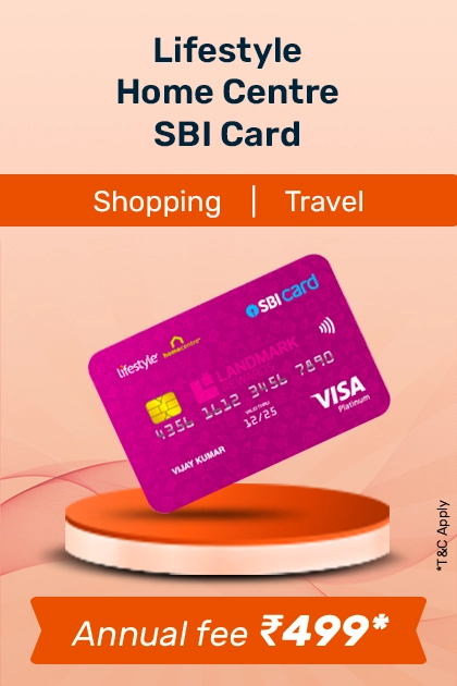 Lifestyle Home Centre SBI Card