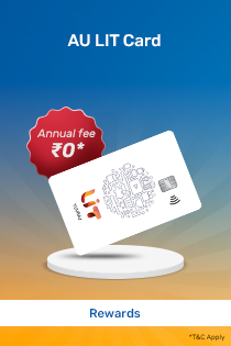 AU Small Finance Bank LIT Credit Card banner 