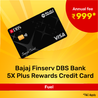 Bajaj Finserv DBS Bank 5X Plus Rewards Credit Card Banner