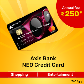 Axis Bank Neo Credit Card Banner 