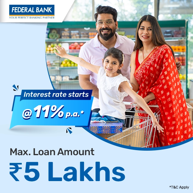 Federal Bank Personal Loan