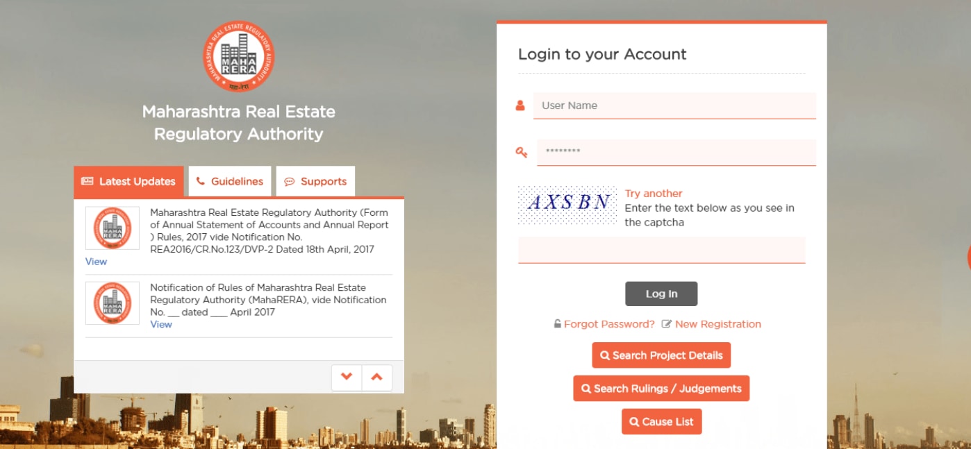 Steps to Register with RERA Maharashtra